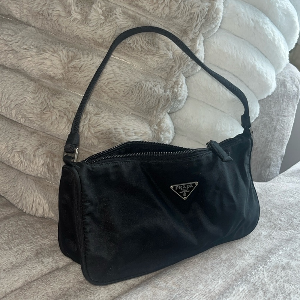 Prada Tessuto Nylon Pochette Shoulder Bag Mini